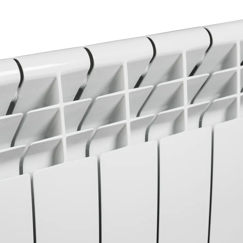 Радиатор Vittoria Плюс 500/87 1 секция боковое подключение биметалл белый Royal Thermo STLM-2171909 - Вид №3