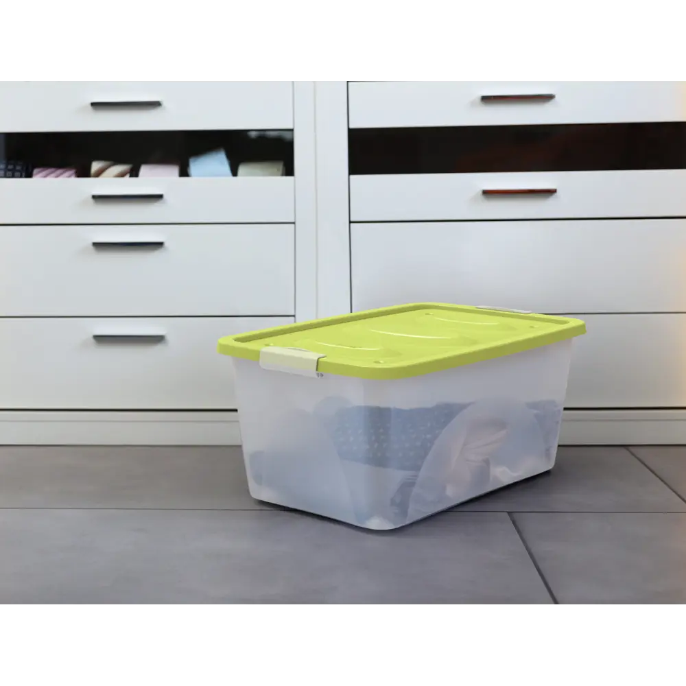 Универсальный контейнер MARTIKA Астело с крышкой и колесами 18540321 Ящик STLM-0011179 - Вид №22