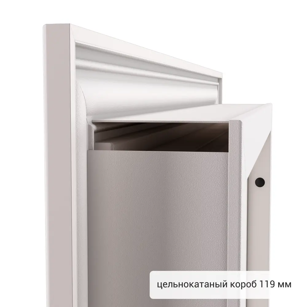 Дверь входная металлическая Фолд грет 880 мм левая цвет белый TOREX STLM-2129406 - Вид №11