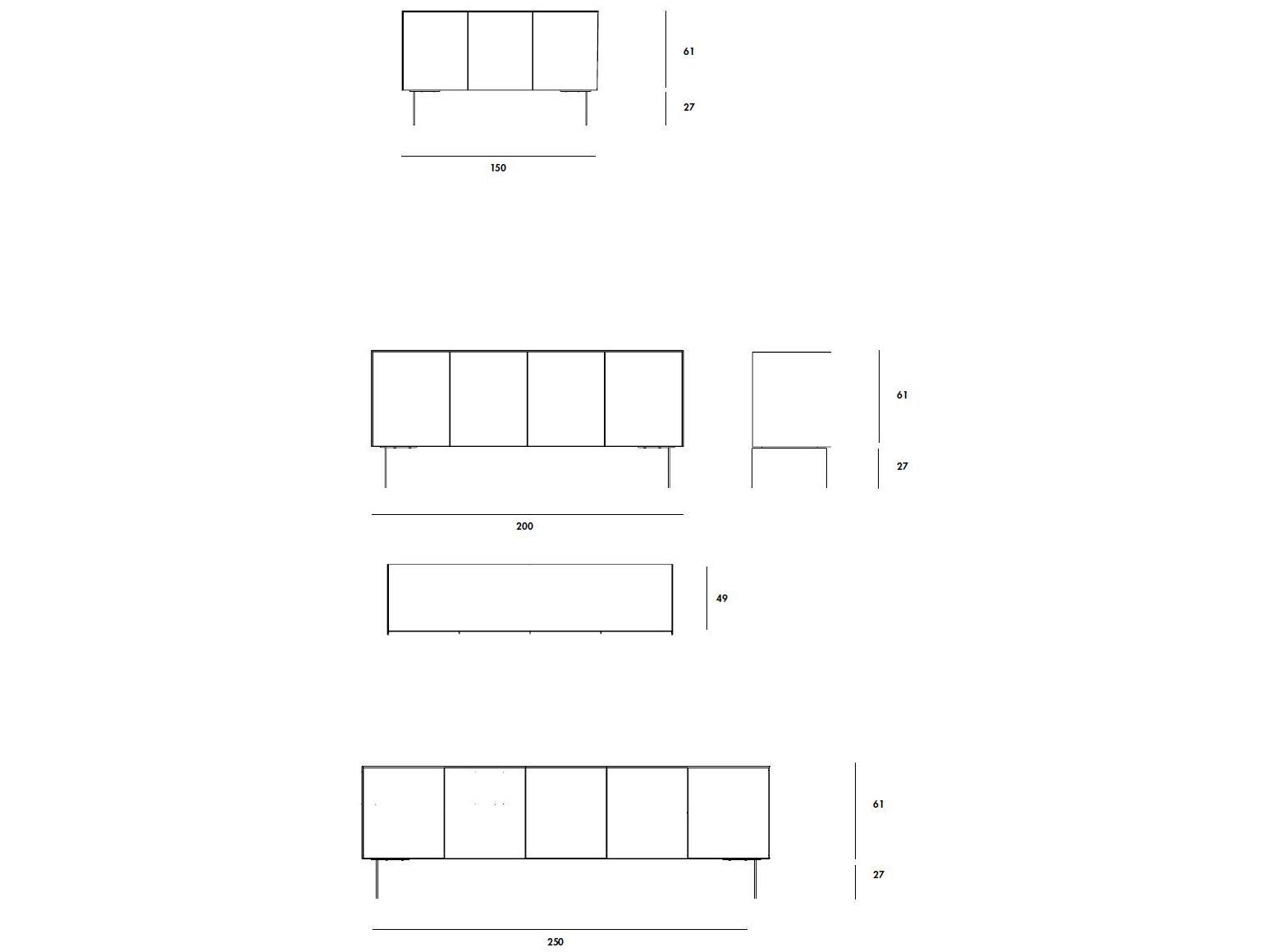 Шкаф с деревянными распашными дверями Sovet Italia KALA ARCH-00041056 - Вид №1