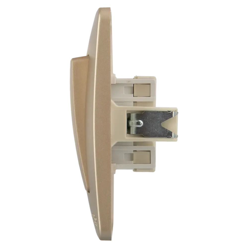 Выключатель встраиваемый Systeme Electric Blanca 1 клавиша цвет титановый STLM-2040099 - Вид №3