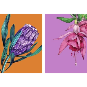 Постер Флора 30x40 см 2 шт.