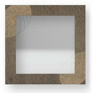LIGNIS® Квадратное настенное зеркало в раме Dolcevita nature 12.056