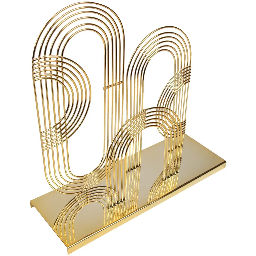 Панно настольное Золотые линии золотое металл 25 см Santreyd STLM-2073945