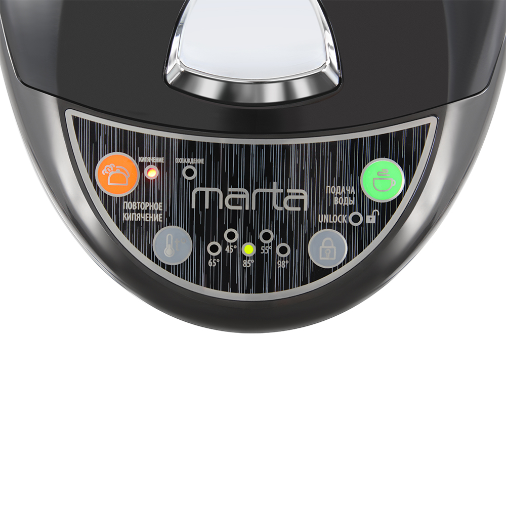 5314037 Термопот MARTA MT-1999 черный STDN-0139822 - Вид №4