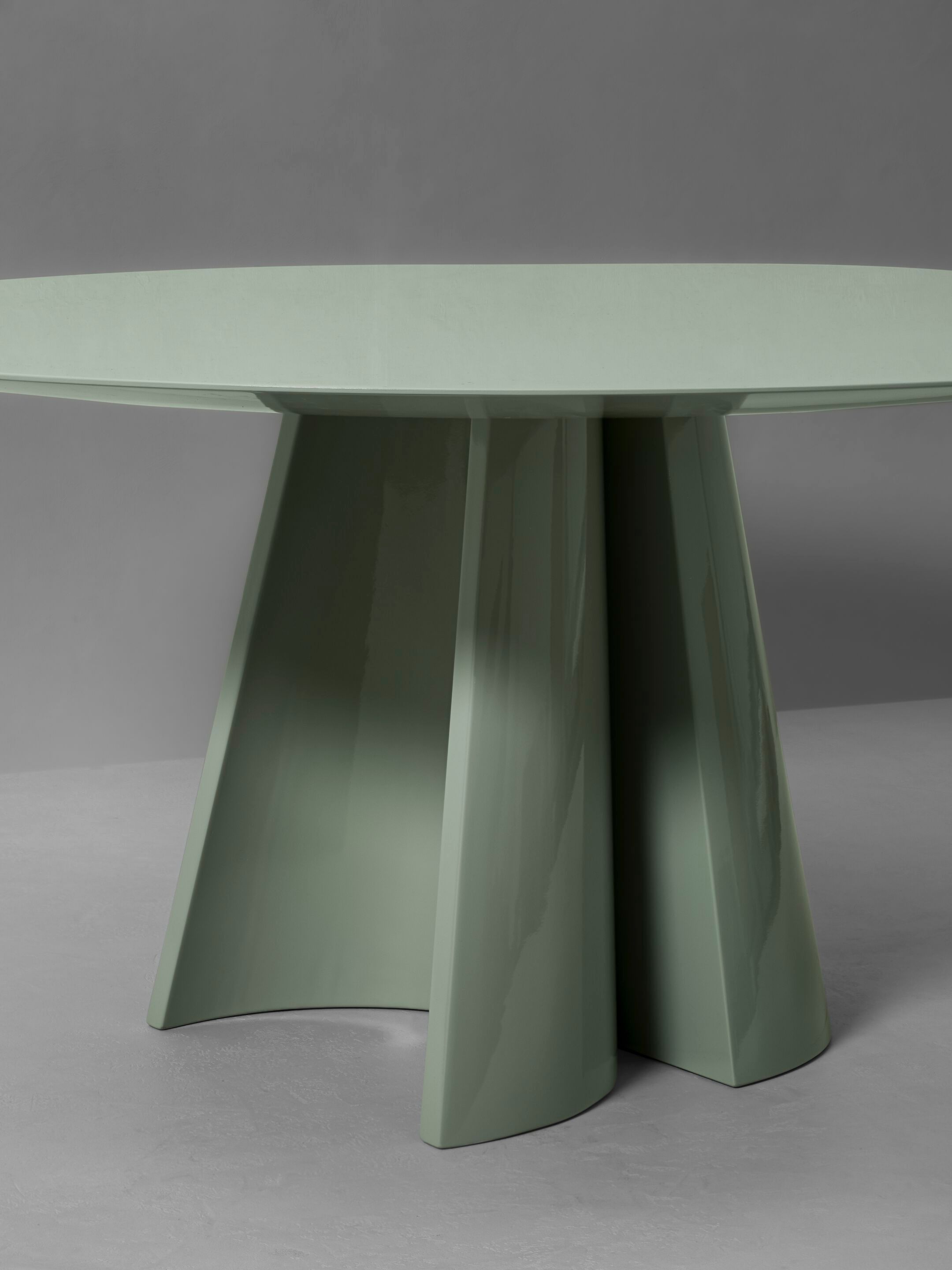 Круглый дубовый обеденный стол Van Rossum Got ARCH-00147716 - Вид №2