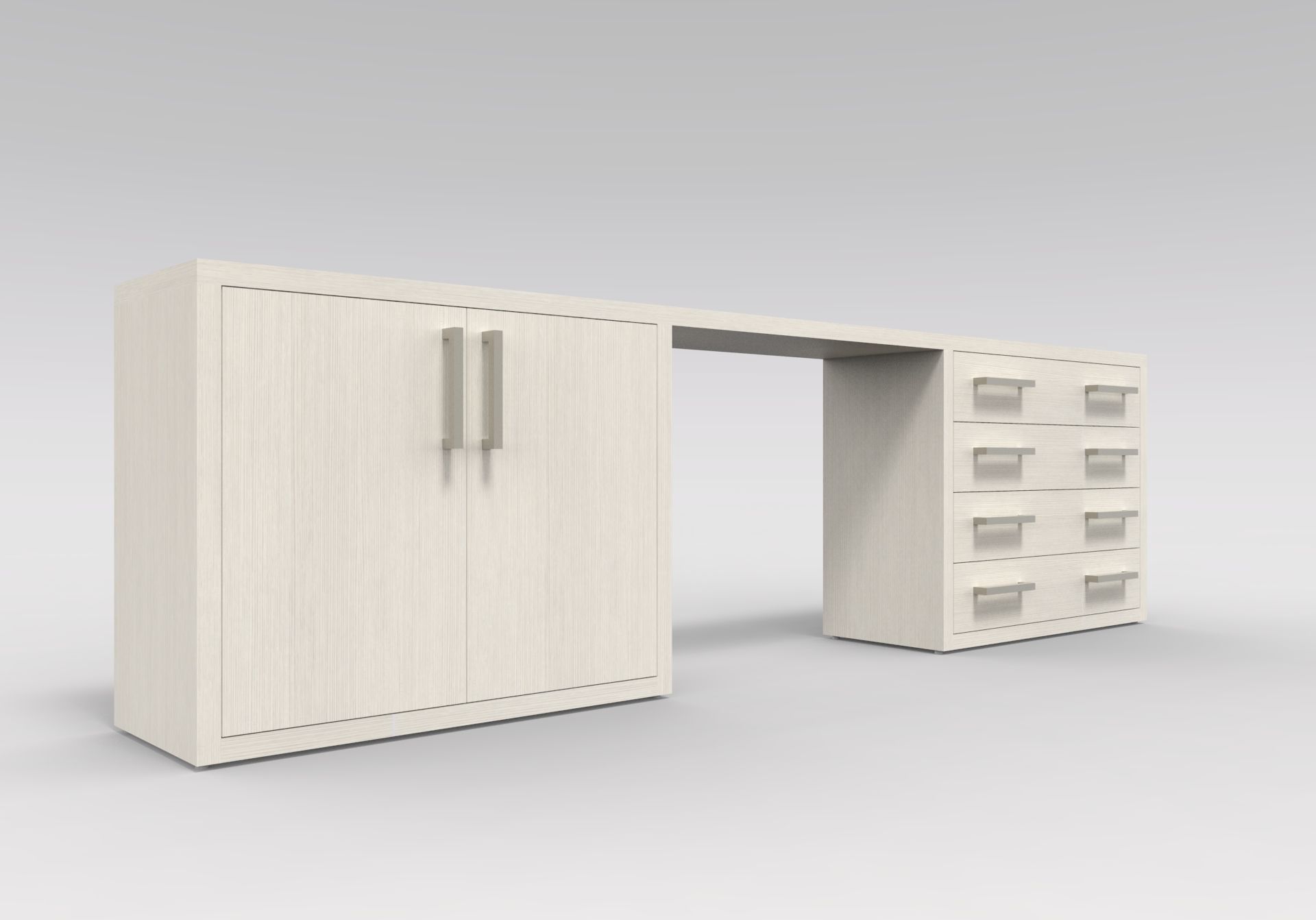 Прямоугольный стол с ящиками для контракта Mobilspazio Zeus ARCH-00077647 - Вид №8