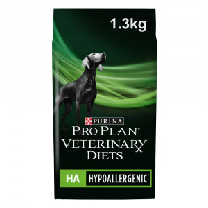 ПР0054773*4 Корм для собак Veterinary Diets HA Hypoallergenic при аллергических реакциях, сух. 1,3кг (упаковка - 4 шт) Pro Plan