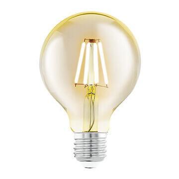 11556 Лампа светодиодная филаментная E27 4W 2200К янтарь Eglo LM_LED_E27