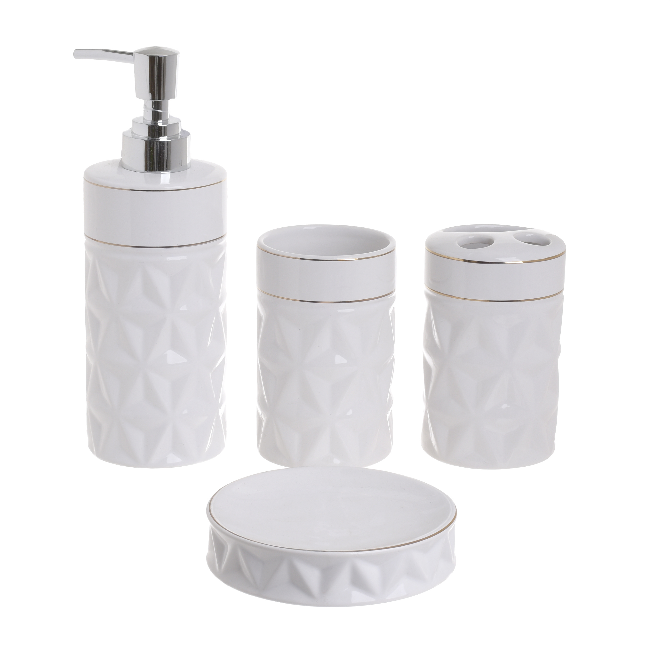 3865245.0010 НАБОР ДЛЯ ВАННОЙ КОМНАТЫ, 4 ПРЕДМЕТА TO4ROOMS  - Вид №1