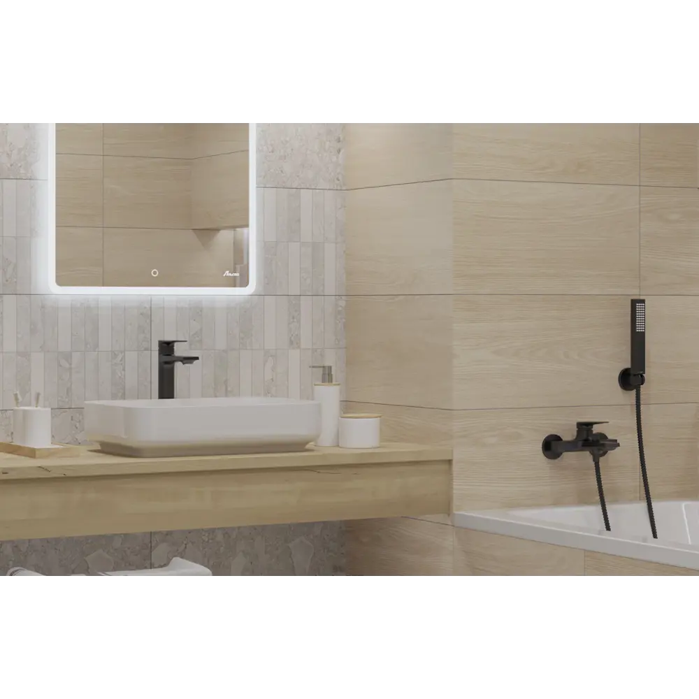 Декор настенный LB Ceramics Спектр 30x60.3 см 1.44 м² матовый цвет серый STLM-2074560 - Вид №5