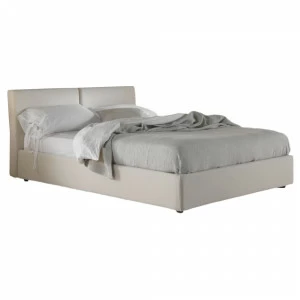 Кровать двуспальная 160х200 белая из велюра Dante DORELAN LIFESTYLE 052370 Белый
