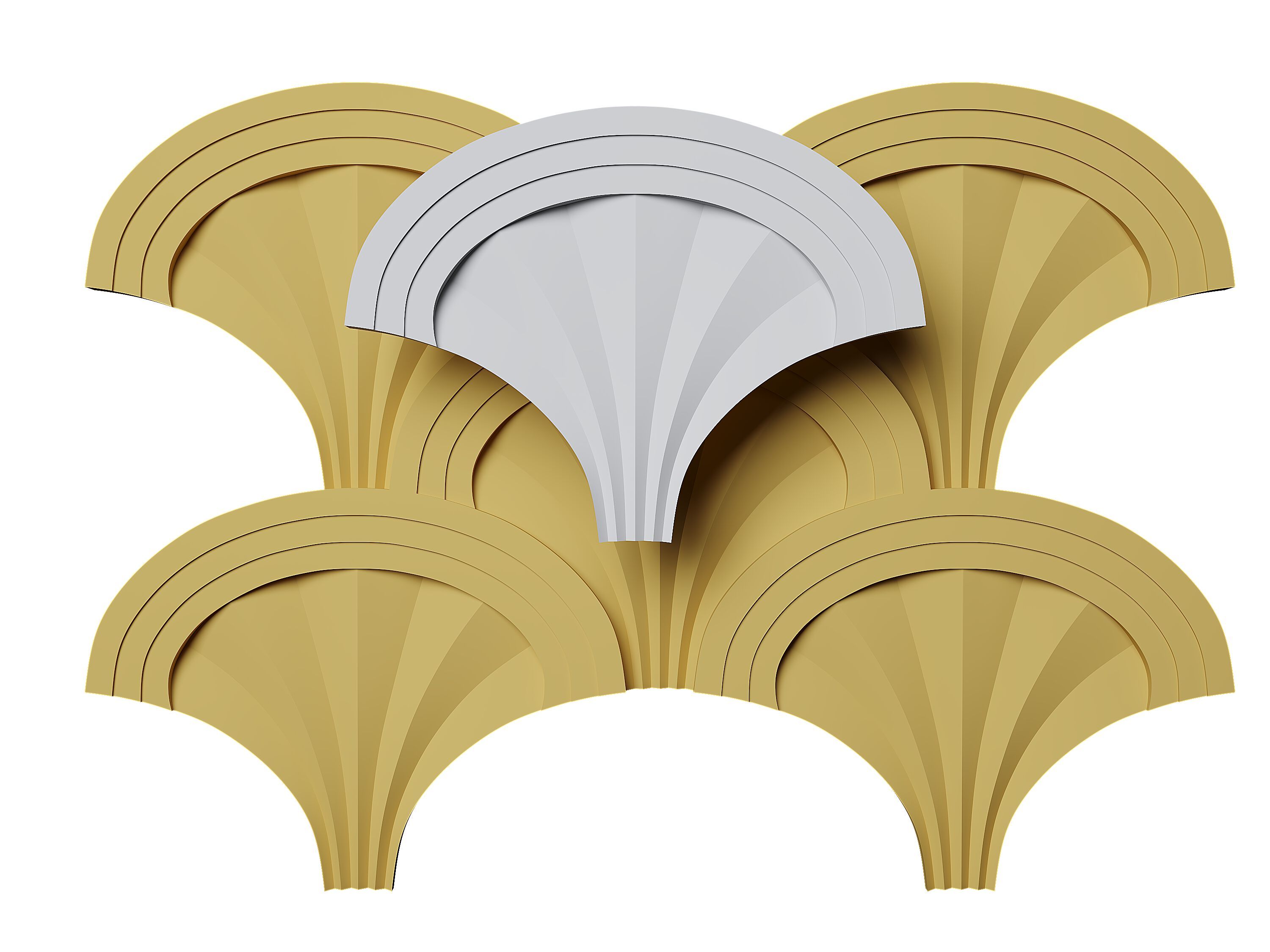 Трехмерное гипсовое покрытие WallDeco M-Modern ARCH-00095318 - Вид №1