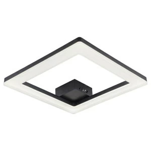 Потолочный светодиодный светильник IDLamp Sevilia 407/1PF-LEDBlack IDLAMP SEVILIA 203167 Белый;черный;черно-белый