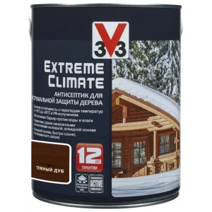 98294439 Антисептик акриловый для дерева V33 EXTREME CLIMATE полуглянец темный дуб 2.5 л STLM-1496494