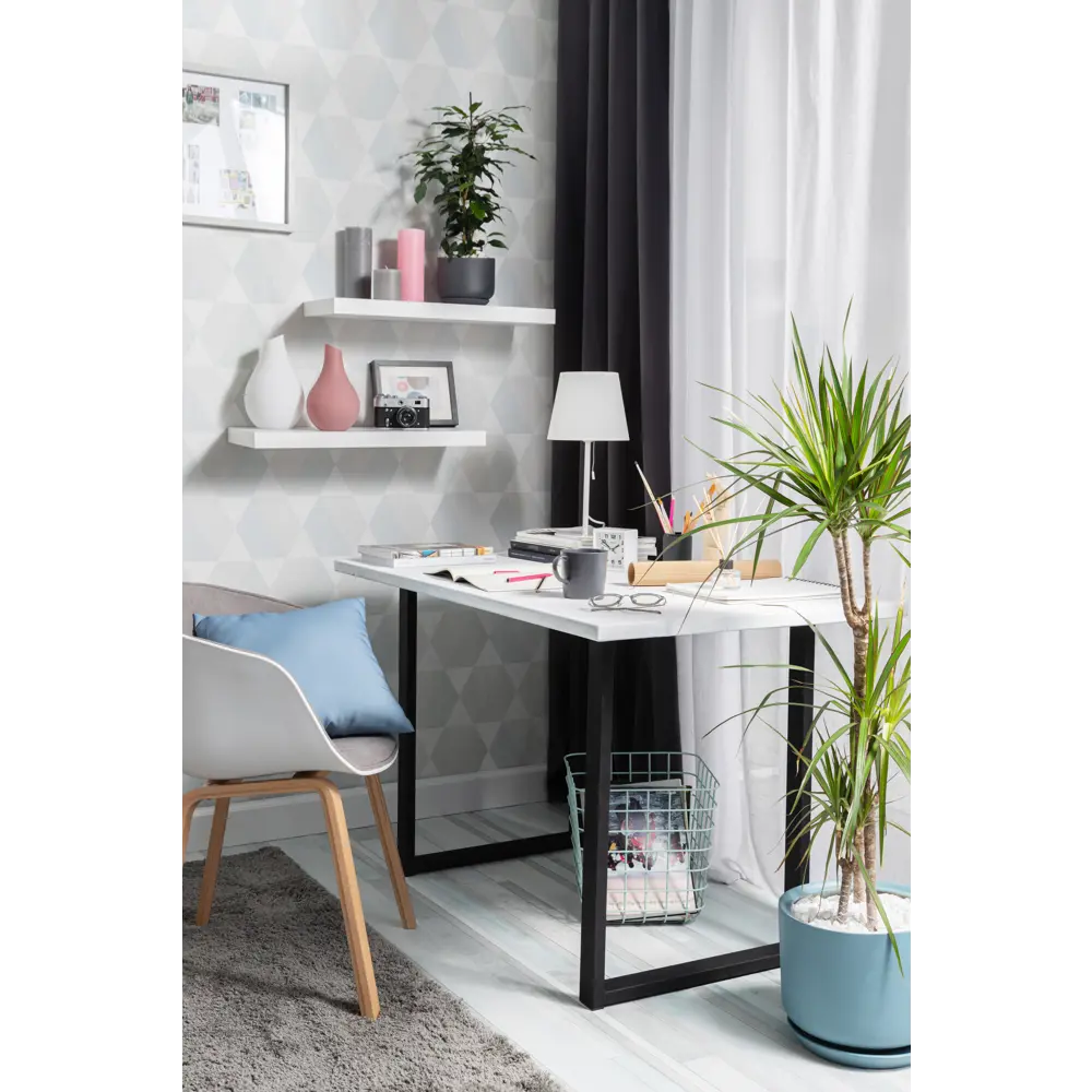 Тюль на ленте со скрытыми петлями Inspire Amina 300х280 см цвет белый STLM-2044041 - Вид №10