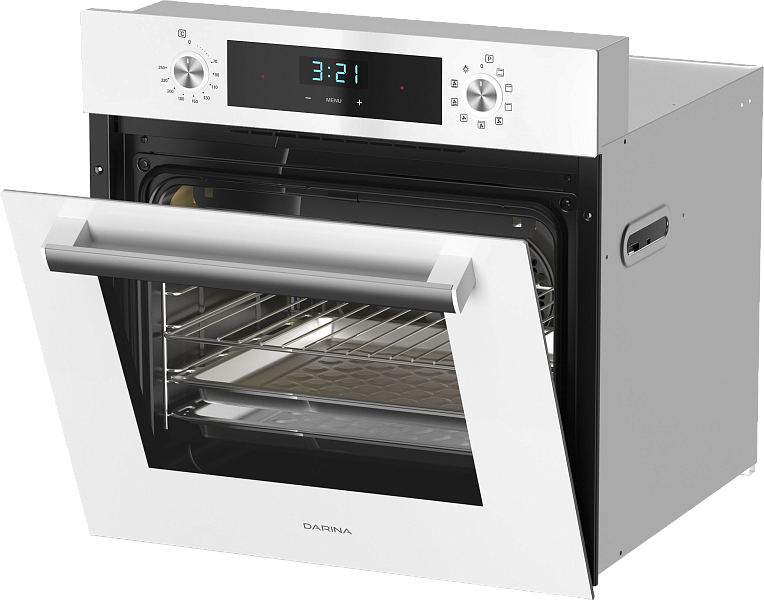 9903331 Электрический духовой шкаф Darina 0V5 BDE112 708 W1 белый STDN-0122778 - Вид №2