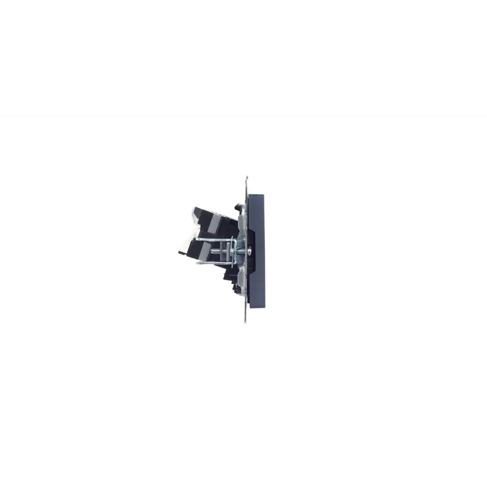 Розетка встраиваемая IEK Brite РК10-БрМ RJ45 cat 5e цвет маренго 89361850 STLM-2136413 - Вид №2