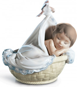 10668992 LLADRO Фигурка Lladro "Сладкие мечты" 14x13см Фарфор