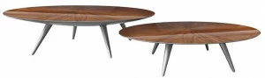 GANSK Круглый журнальный столик из фанерованной древесины  G3104 / g3105