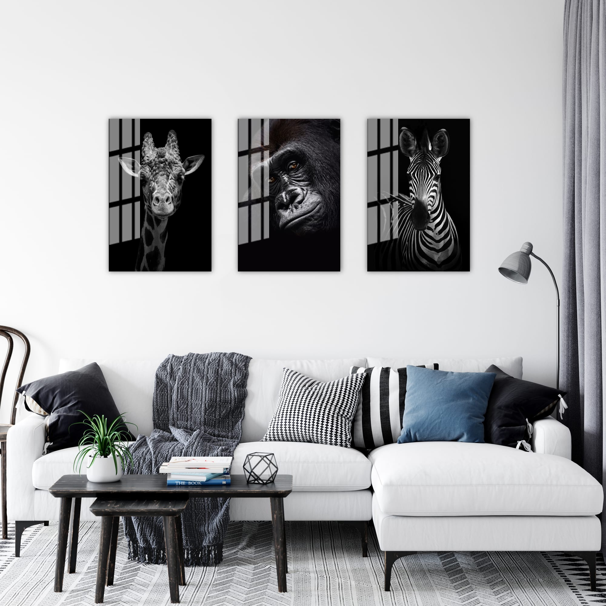 82977341 Картина на стекле «Зебра» 40x60 см Santreyd  - Вид №5