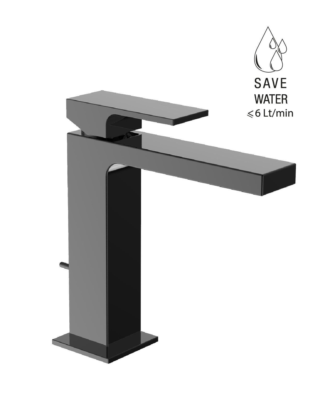 Однорычажный смеситель для раковины с раковиной Rubinetterie Frattini Vita Due ARCH-00058733 - Вид №8