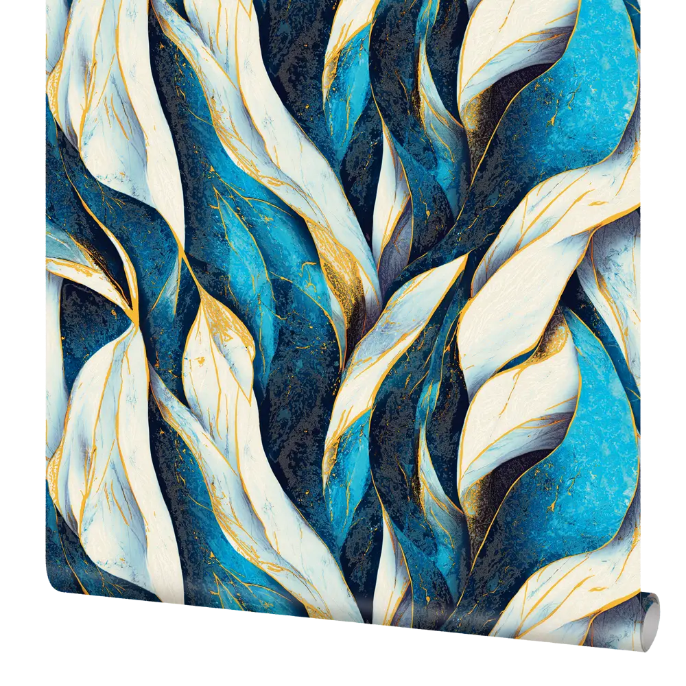 Обои флизелиновые Elysium Каменный цветок синие 1.06 м Е106907 STLM-2128566