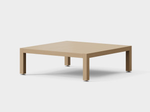 Квадратный журнальный столик из дуба