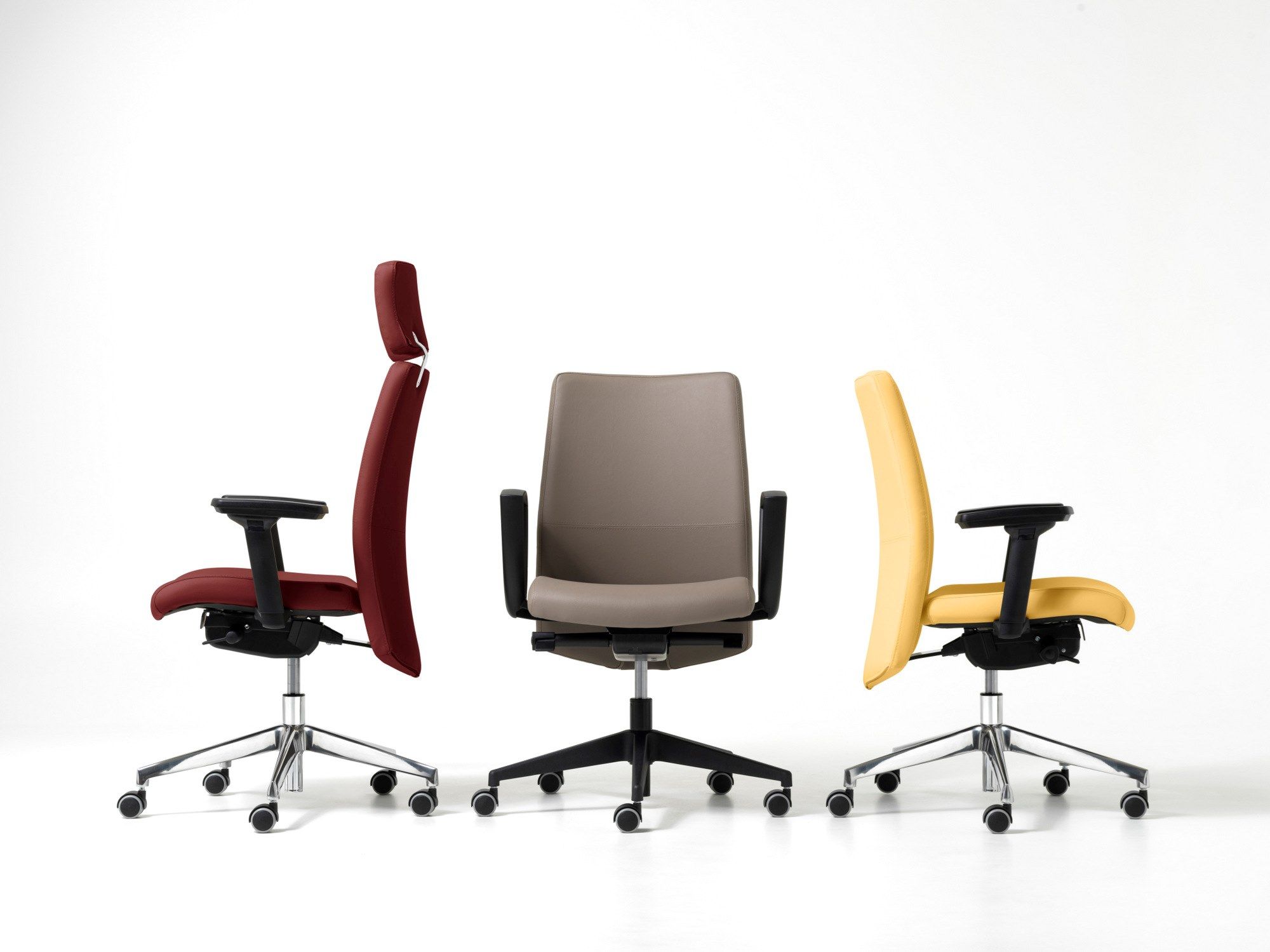 Офисное кресло руководителя из искусственной кожи с 5 спицами Diemme Duke ARCH-00112158 - Вид №5