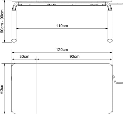 Регулируемый по высоте стол для детской коляски Ropox ARCH-00116137 - Вид №3