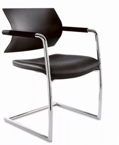 Luxy Консольный стул с обивкой из полипропилена и кожи Aire jr
