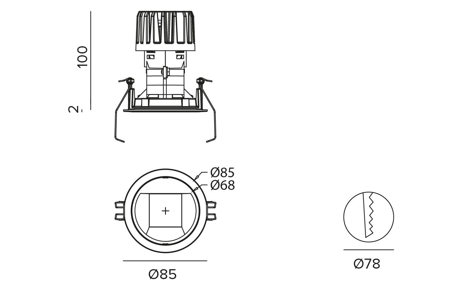 Утопленный круглый светодиодный прожектор TARGETTI CCTEvo ARCH-00075754 - Вид №4