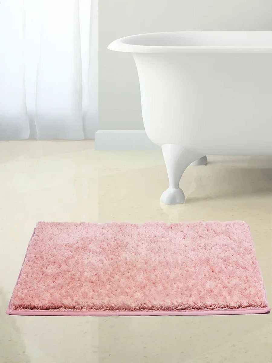 93825868 Коврик для ванной 60х90см розовый Тиволи STLM-0580048 BATH PLUS