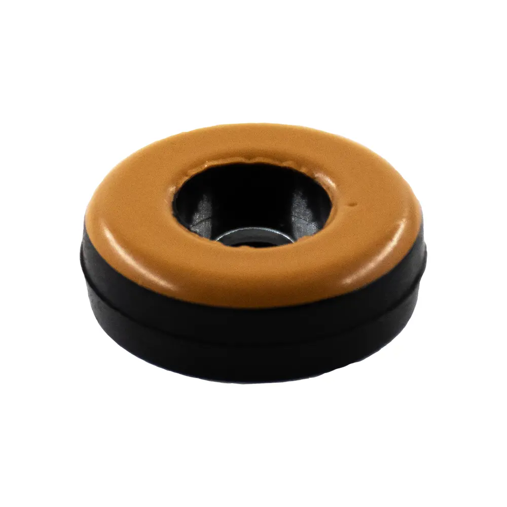 Накладка на мебельные ножки KONSENSA 22 мм круглые ПТФЭ цвет коричневый 4 шт STLM-2028422 - Вид №3