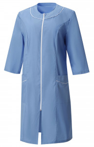 63694 Халат "Сервис-Люкс" темно-голубой  Медицинская одежда  размер 40/158-164