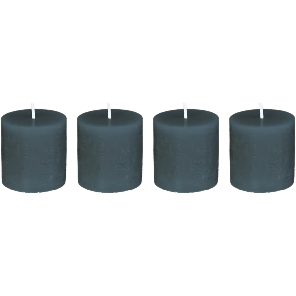 Набор свечей «Рустик», цвет синий, 4 шт Atmosphera STLM-2066007 - Вид №1