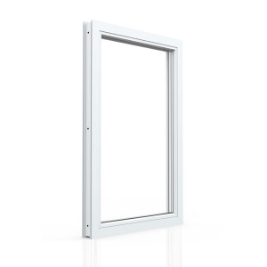 Пластиковое окно ПВХ Grazio 13588491001 глухое двухкамерный стеклопакет 1000х800мм цвет белый REHAU
