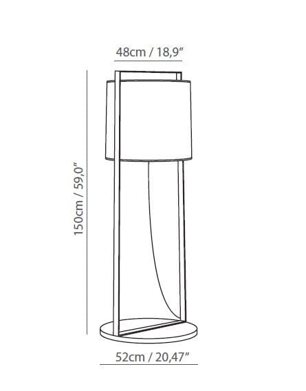 Ткань торшер Tooy Макао ARCH-00027104 - Вид №3