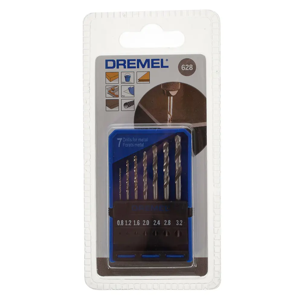Набор свёрл по дереву/пластику Dremel 7 шт STLM-2168597 - Вид №1