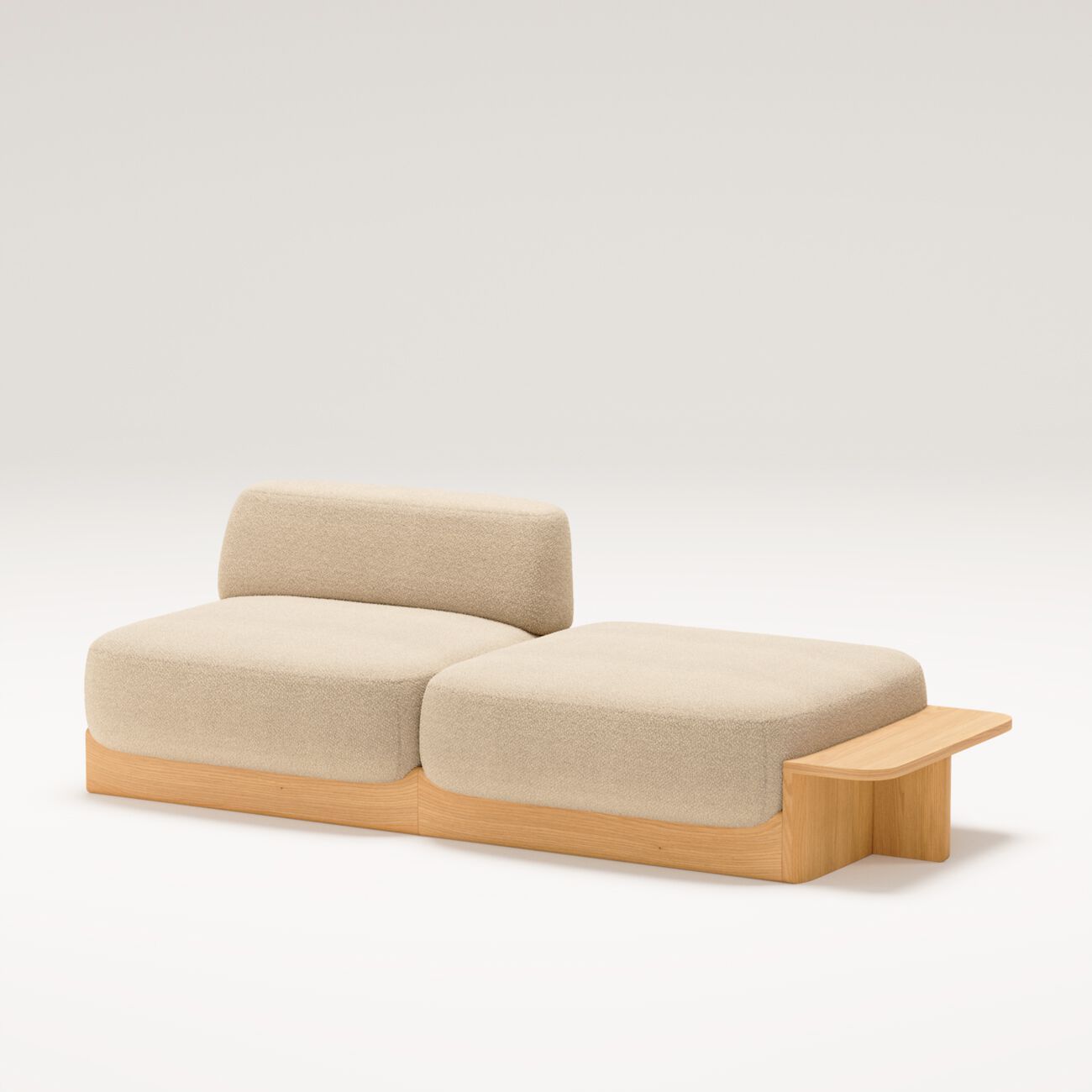 Модульный диван из ткани и дуба Wewood купол ARCH-00109421 - Вид №8