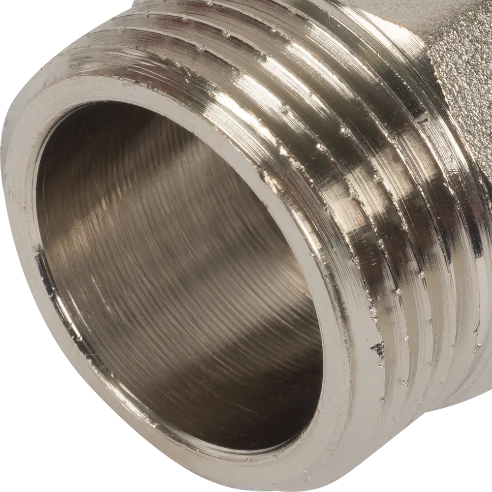 Ниппель переходной Valtec наружная-наружная резьба 1"х3/4" никелированная латунь VTr.580.N.0605 STLM-2209047 - Вид №2