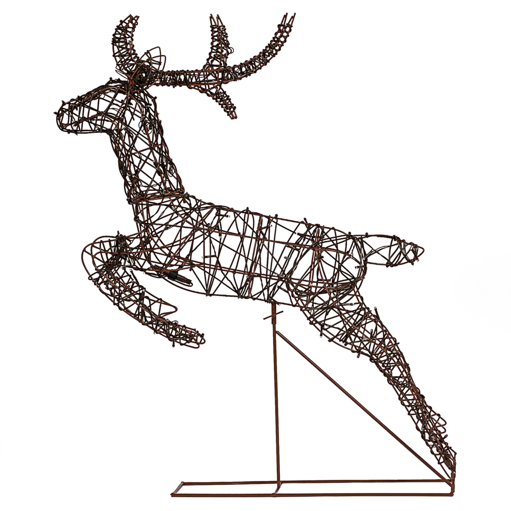 89367763 Набор светящихся новогодних фигур "Олени с санями" IP44 240LED STLM-1395751 Santreyd  - Вид №7