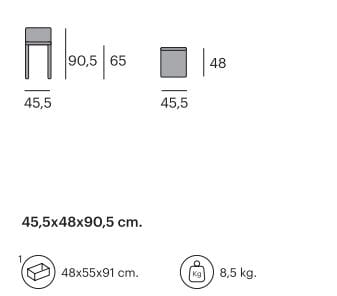 Стул из тикового дерева Pilma Lenout ARCH-00061484 - Вид №2
