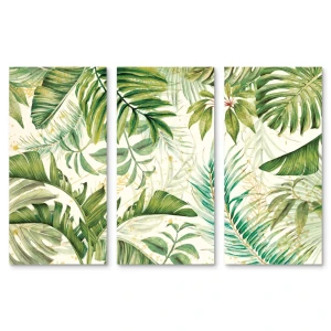 Картина на МДФ Тропики 30x60 см 3 шт