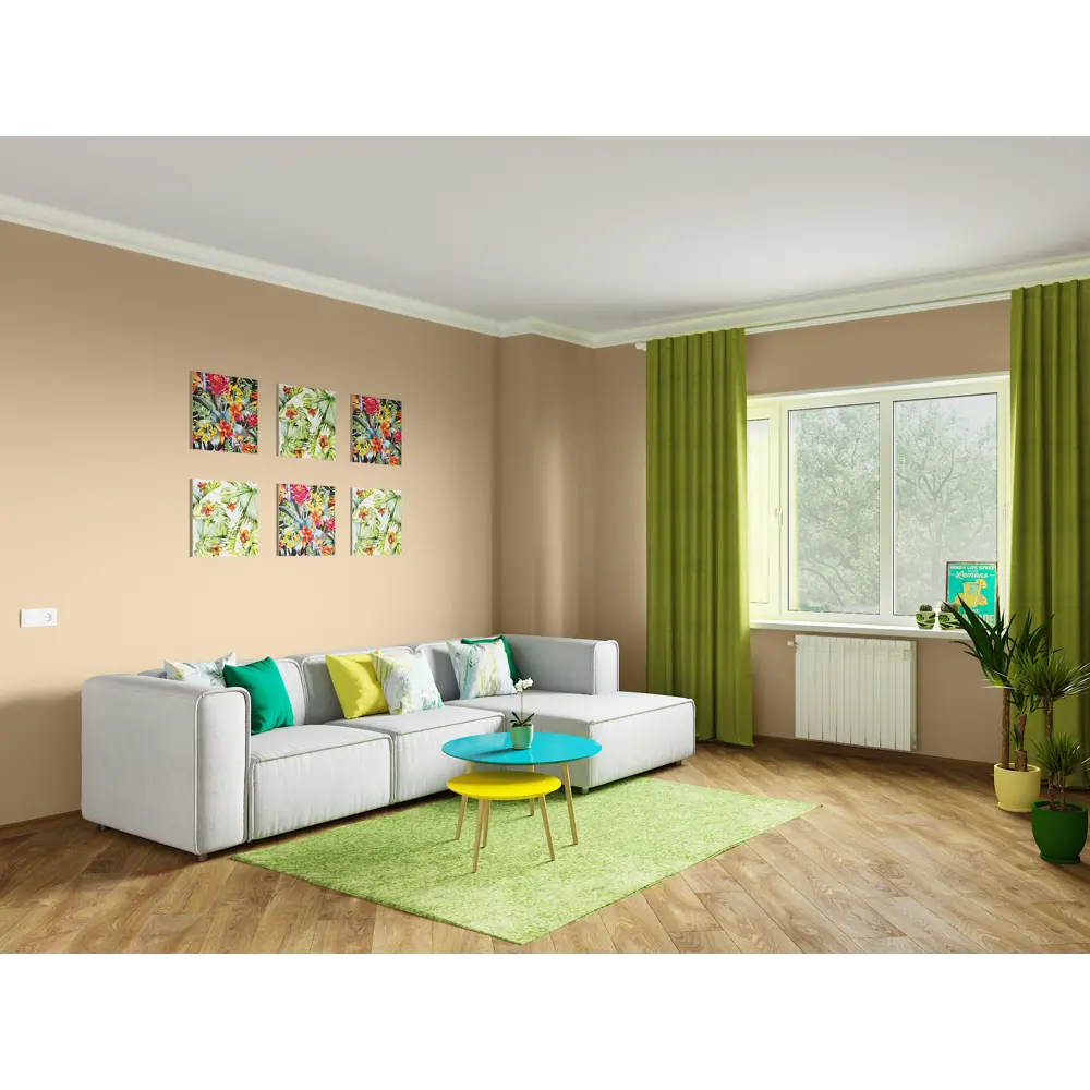 Краска для стен и потолков Trend Farbe цвет Очищенный миндаль 1 л Dufa STLM-2033212 - Вид №4