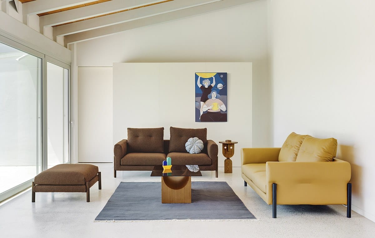 2-местный кожаный диван SANCAL Momic ARCH-00002129 - Вид №1