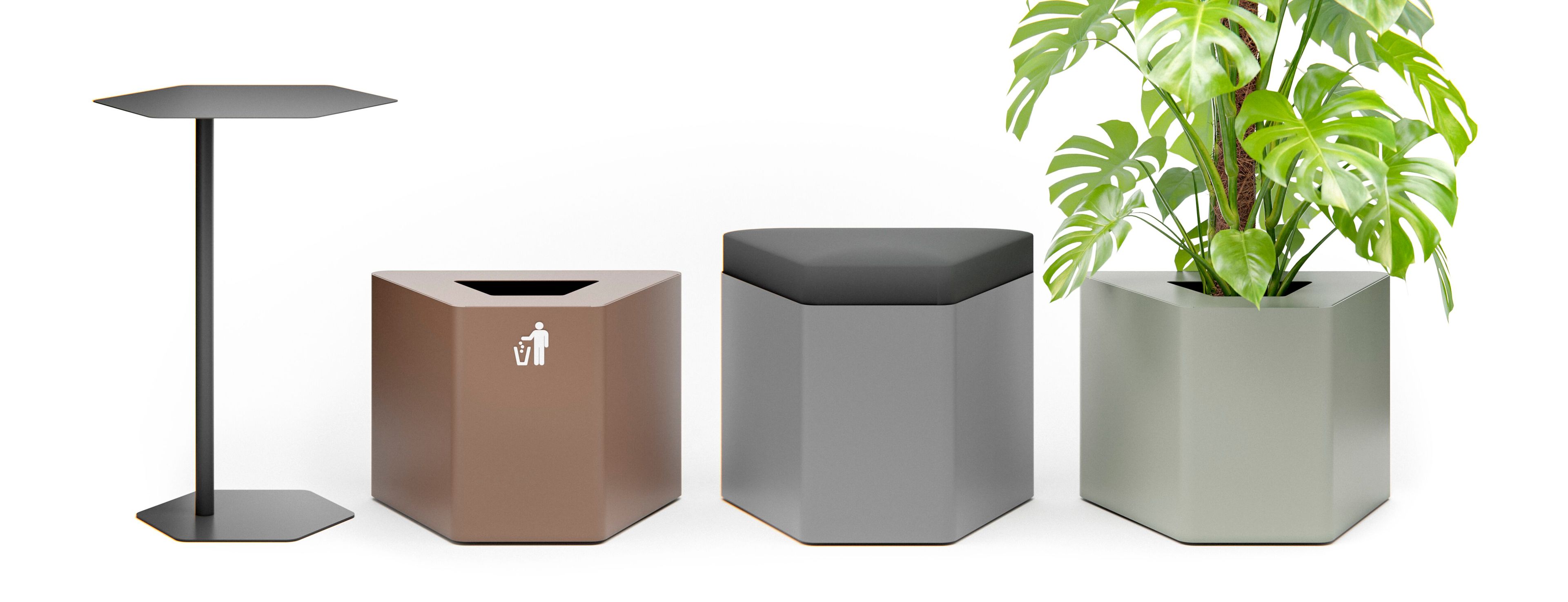 Шестигранный стол из листового металла Made Design Niseko ARCH-00059386 - Вид №4