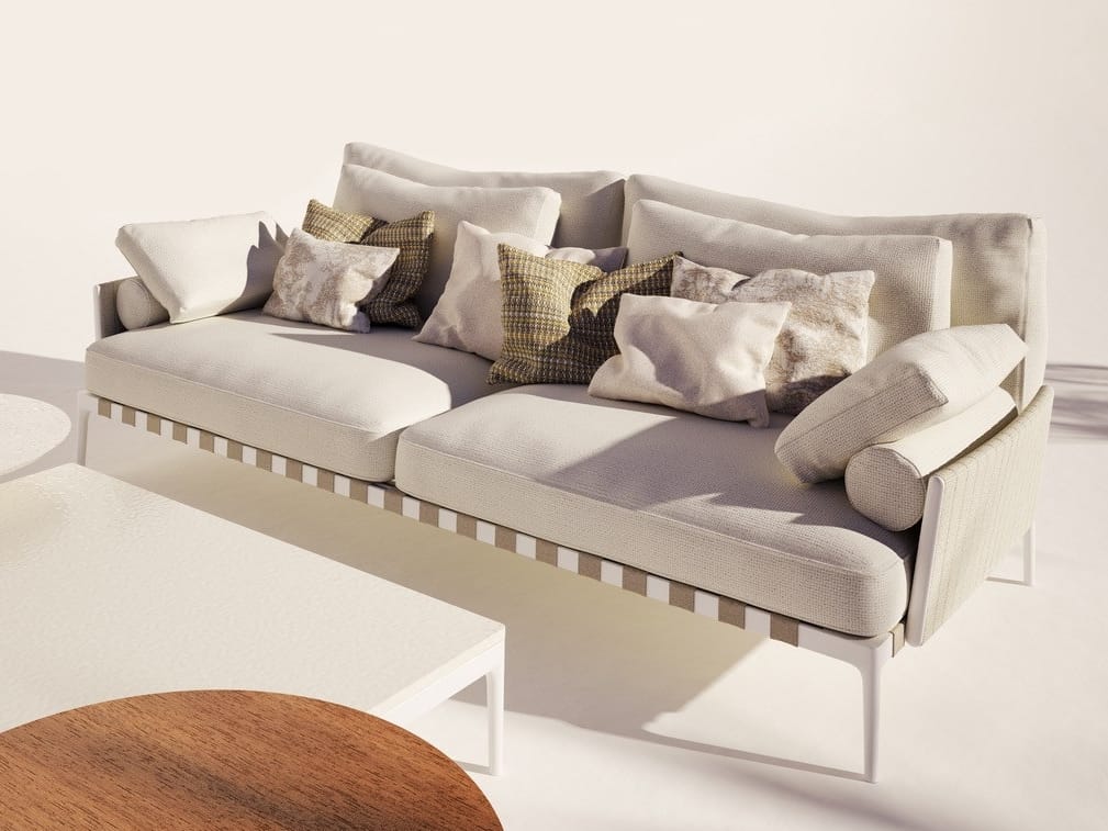 3-местный тканевый садовый диван Talenti Salinas ARCH-00141826 - Вид №1