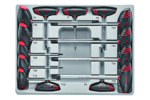 15844692 Набор отверток торкс с Т-образной ручкой 2141 FORCE