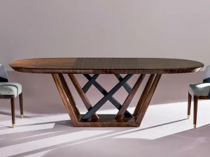 Rozzoni Обеденный стол из розового дерева Ariel Ar-221 maestrale